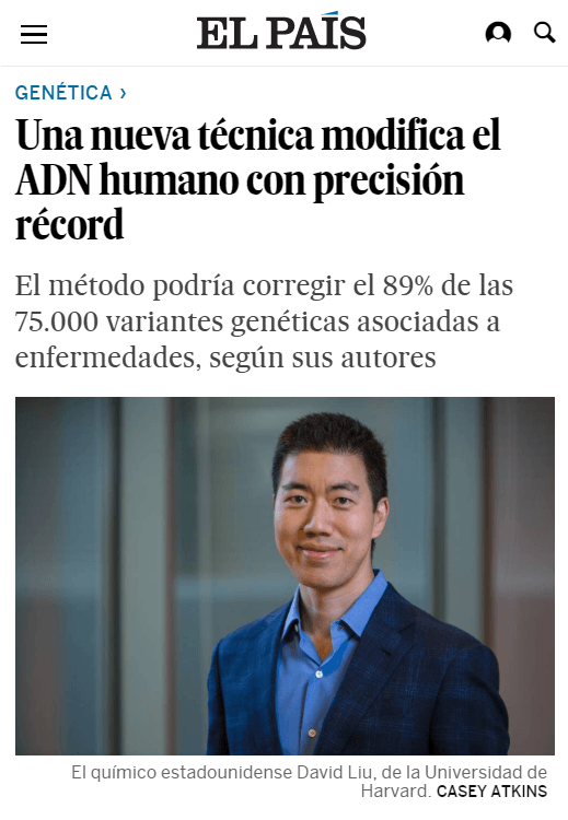 Una nueva tecnica modifica el ADN humano con precision record