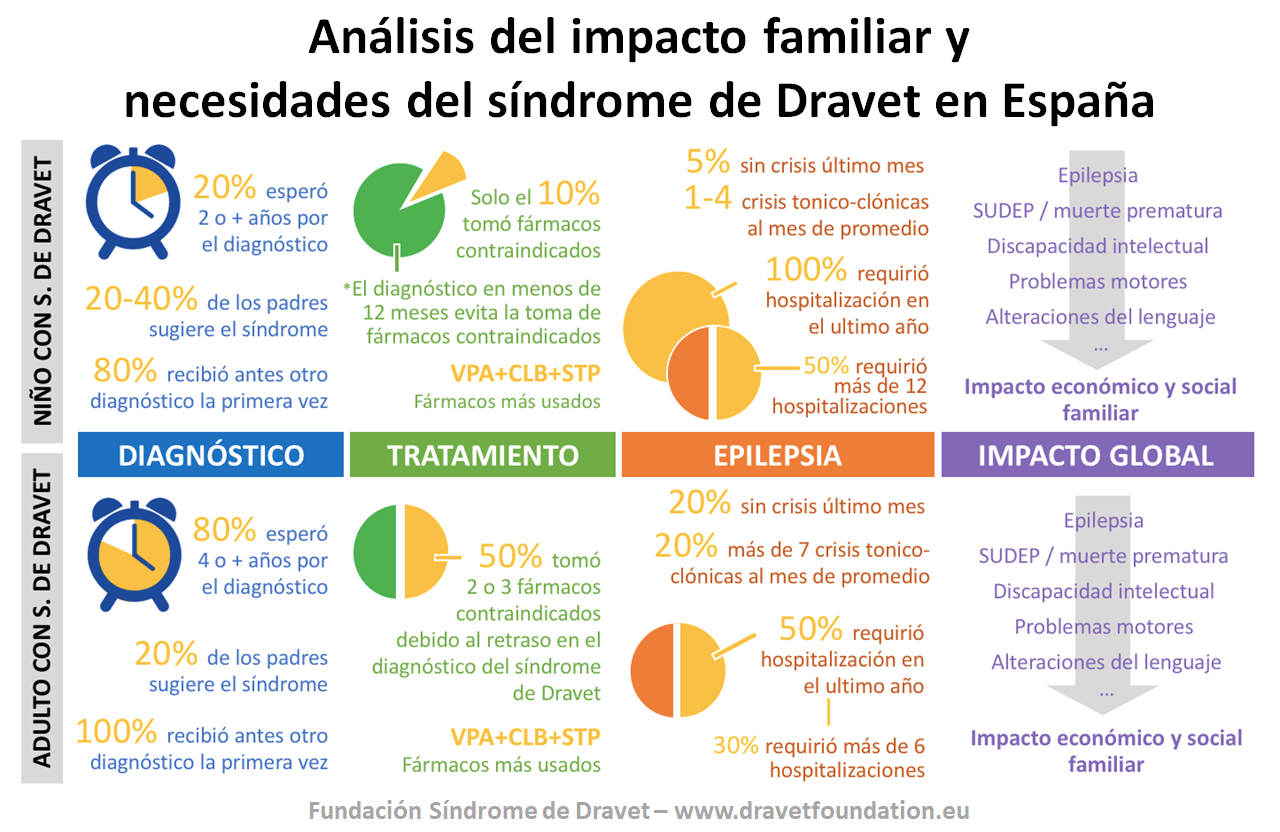 Analisis del impacto familiar y necesidades del sindrome de Dravet en Espana