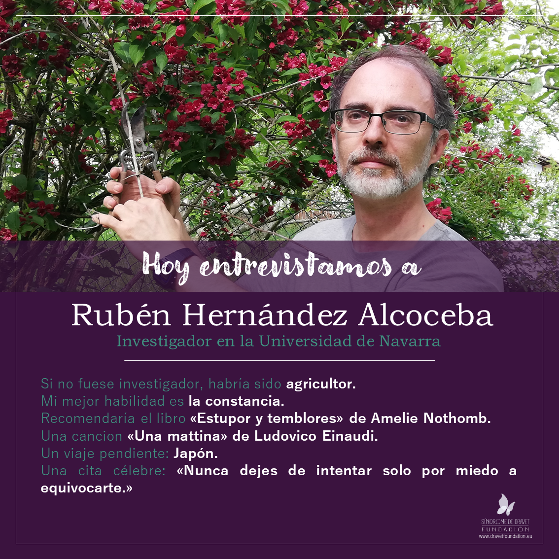 Hoy entrevistamos a Rubén Hernández Alcoceba
