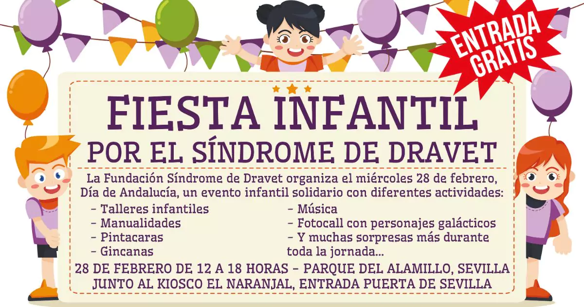 Fiesta Infantil por el Síndrome de Dravet en Sevilla