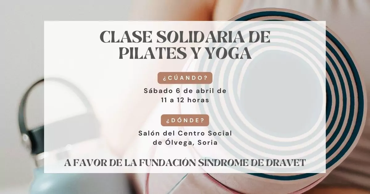 Clase Solidaria de Pilates y Yoga a favor del Síndrome de Dravet